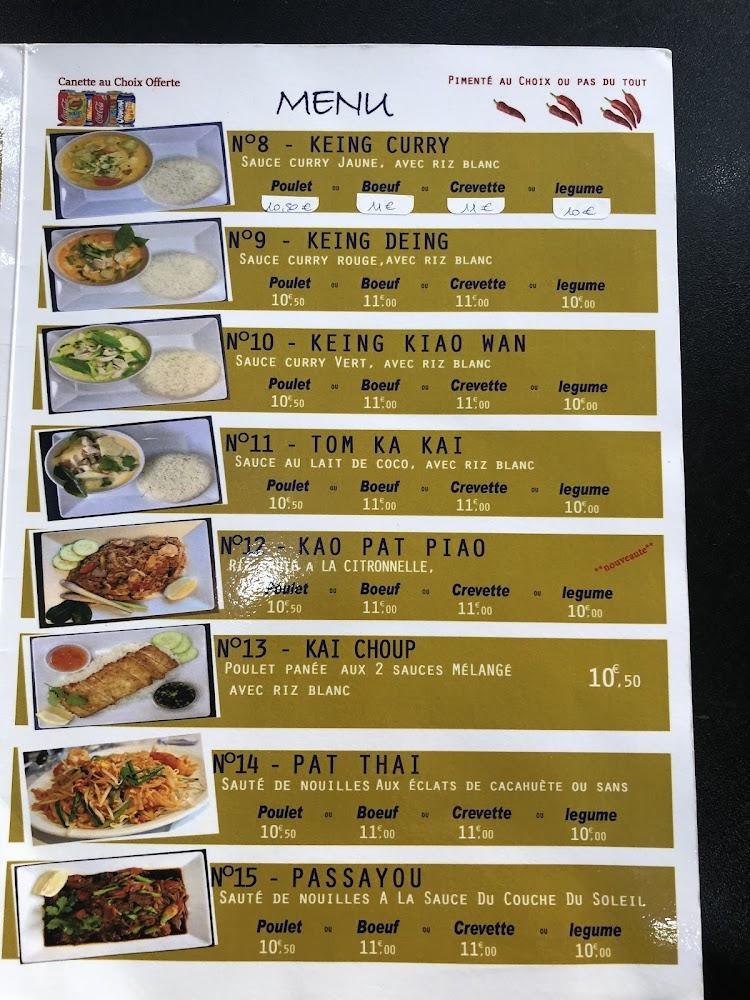 Régal Thaï - Menu Image 4